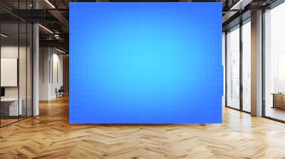 Abstract blue halftone with light blue background. Blank template for powerpoint. Free space design for presentation.  Wall mural