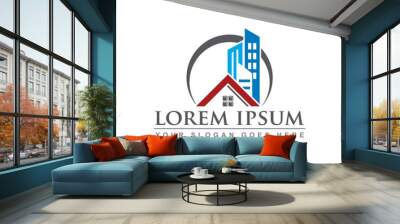 residential vector , real estate logo Wall mural