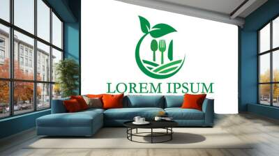 restaurant logo , food logo vector Wall mural