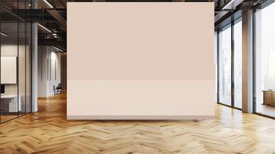 Beautiful empty table in nude color background. Use for mock up product or advertise. Product display Wall mural