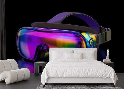 VR glasses isolated background Wall mural