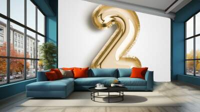 Balloon number letter, alphabet Wall mural