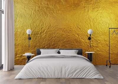 Golden Texture Background - Close Up of Gold Surface , gold , texture , surface , background Wall mural