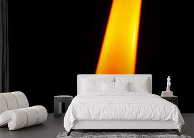 Flame on dark Wall mural