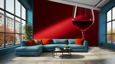 glass of wine Wall mural