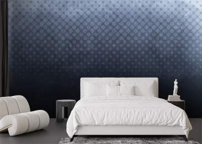 Dark Halftone Pattern Wall mural