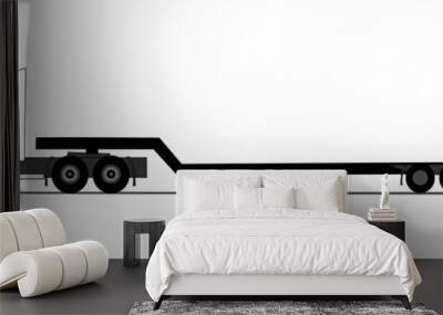 Semitrailer truck Wall mural