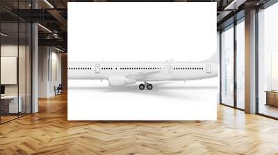 An image of a Air Plane isolated on a white background Wall mural