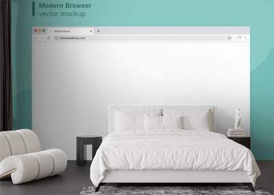 modern browser template vector Wall mural