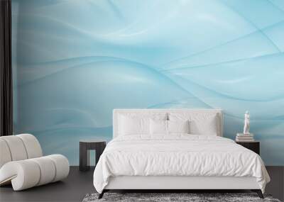 3D Illustration Abstract Blue Background Wall mural