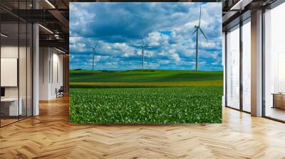 Rural America in High Summer - Storms Coming In. Wall mural