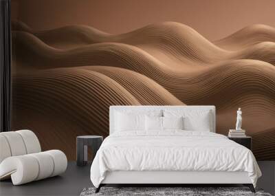 abstract chocolate coffee soft brown water aqua background bg art wallpaper texture pattern sample example waves wave Wall mural