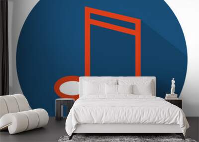 musical icon Wall mural