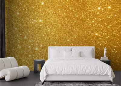 abstract golden twinkle background Wall mural