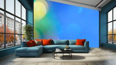 Christmas Night, glowing lights and shade background for holidays Wall mural