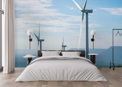 wind turbine in the field Wall mural