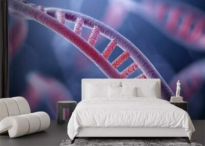 Personalized medicine and genetic testing backgrounds Wall mural