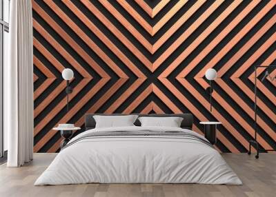 A wooden wall in the color of natural wood with a pattern of wall panels in the background. Wall mural