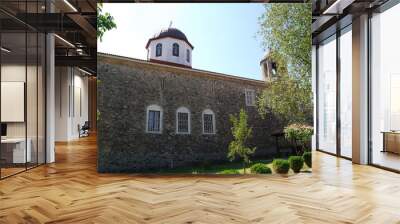 Traditional architecture from the Bulgarian revival period in Zlatograd town. Wall mural