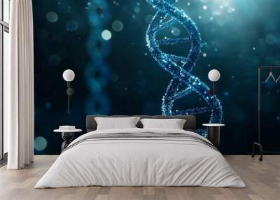 Health care and life sciences bioinformatics and genomics concept Wall mural