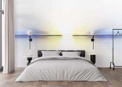 Lens flare with halo spectrum on transparent backgrounds. Wall mural