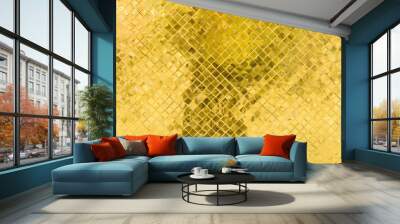 Golden Tiles Wall mural