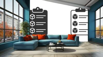 Cargo list icon. Vector illustration. Wall mural