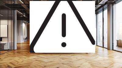 Warning signal icon symbol vector image
 Wall mural