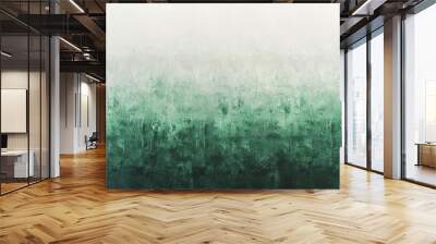 Ombre Dream Craft a featuring a gradient of green hues, fading from light to dark or vice versa, creating a sense of depth and movement for a captivating and dynamic design ,clean sharp Wall mural