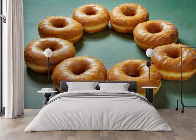 Tasty Handmade Donuts Are Looking Amazing Wall mural