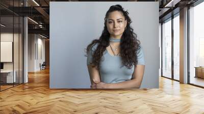 Portrait of a Hispanic woman Wall mural