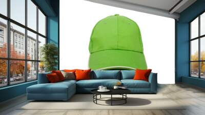 Green baseball cap Wall mural