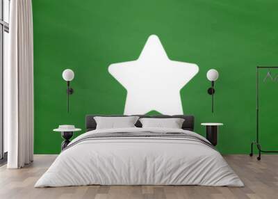 star icon - isolated Wall mural