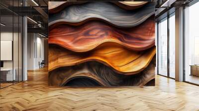 background of wood Wall mural