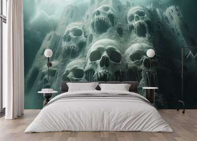 Skull Castle Wall mural