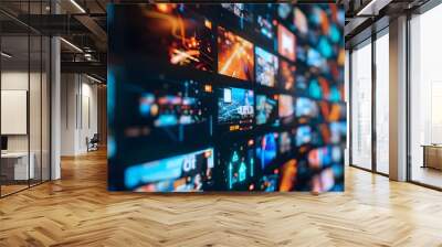 AI Driven Personalized Advertising Experience in Streaming Service Wall mural