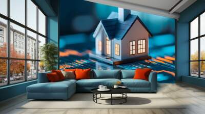 Digital Mortgage Platform Powered by for Personalized Loan Approvals in Minutes Wall mural