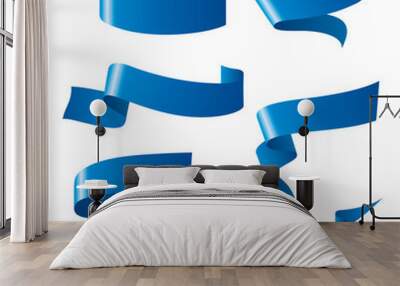 vector ribbon patterns Wall mural