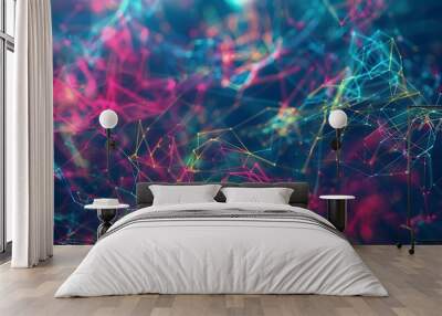 Abstract digital background. Can be used for technology Wall mural