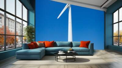 Green alternative energy and environment protection ecology concept Wall mural