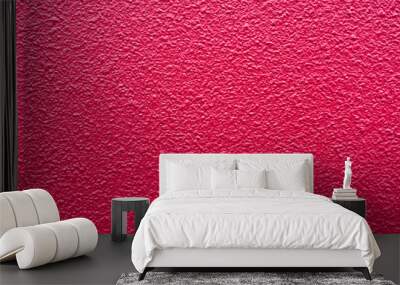 Solid red wall as background texture Wall mural