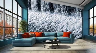 water flowing from a fountain Wall mural