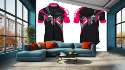 Cycle jersey.sport wear protection equipment vector  Wall mural