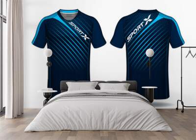 Soccer jersey template.sport t-shirt design.	 Wall mural