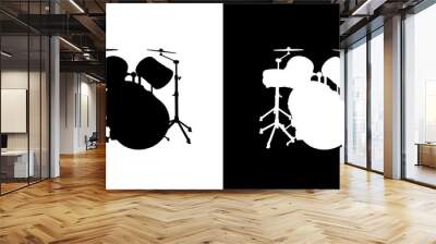 drum set Wall mural