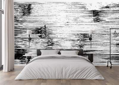 grunge line texture brush Wall mural