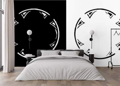 illustration of a circles.eps Wall mural