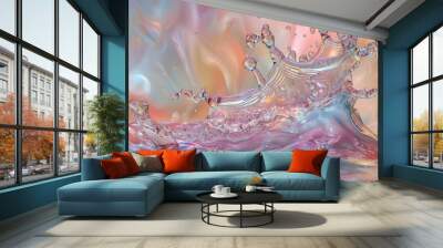 Water splash Wall mural