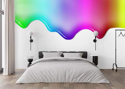 fondo con pintura o liquido de colores Wall mural