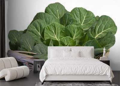 Basket of Collard Greens Wall mural